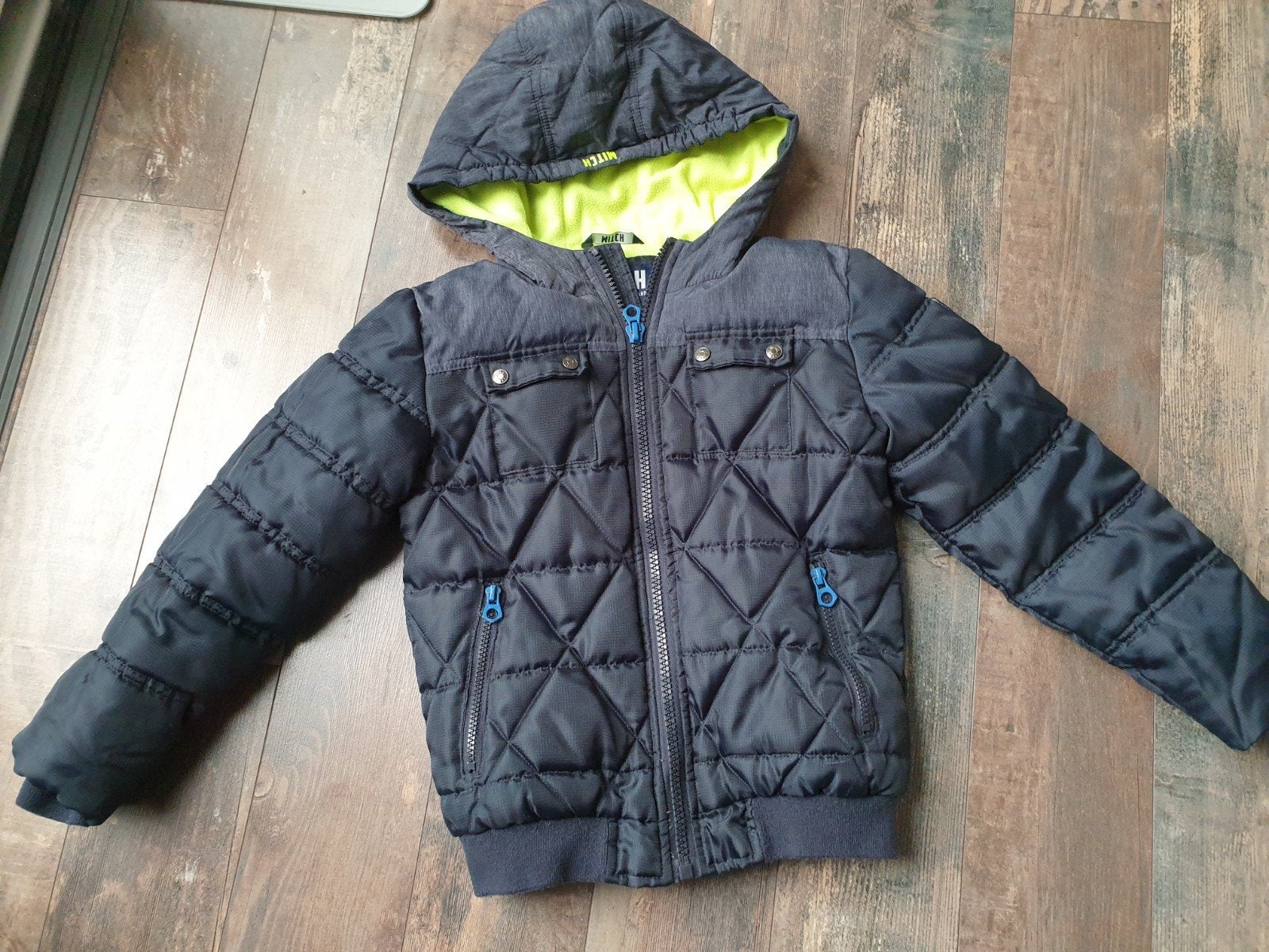 Mitch shoeby winterjas maat 122/128, Kinderen en Baby's, Kinderkleding | Maat 122, Ophalen of Verzenden, Zo goed als nieuw, Jas