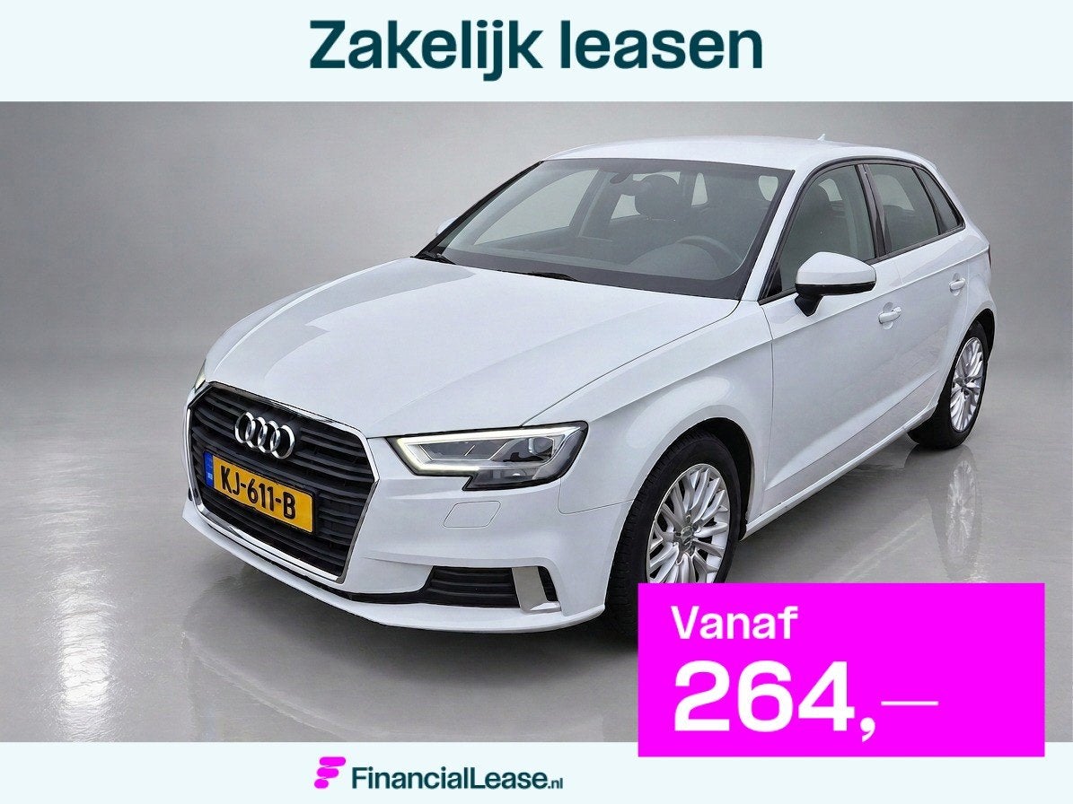 Audi A3 Sportback 1.0 TFSI Sport Lease Edition, Voorwielaandrijving, Lichtsensor, Stof, Gebruikt