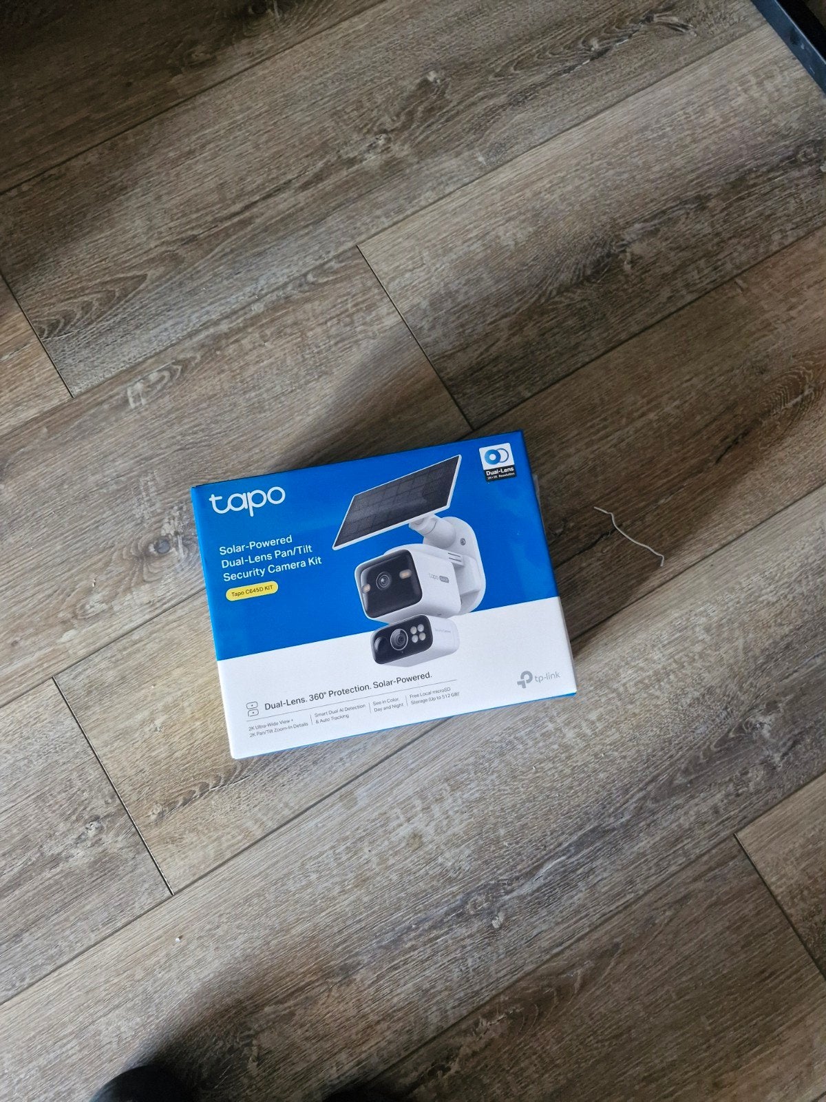 Tapo Dual-Lens 360 Beveiligingscamera Kit Zo goed als nieuw, Ophalen of Verzenden, Zo goed als nieuw, Buitencamera