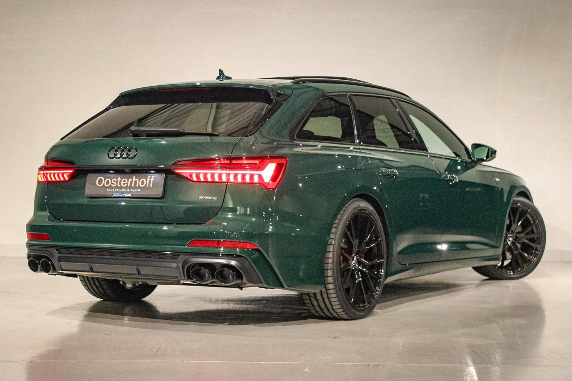 Audi A6 Avant 55 TFSI e quattro Competition RS zetels | PANO, Auto's, Audi, Automaat, Gebruikt, Zwart, 4 cilinders