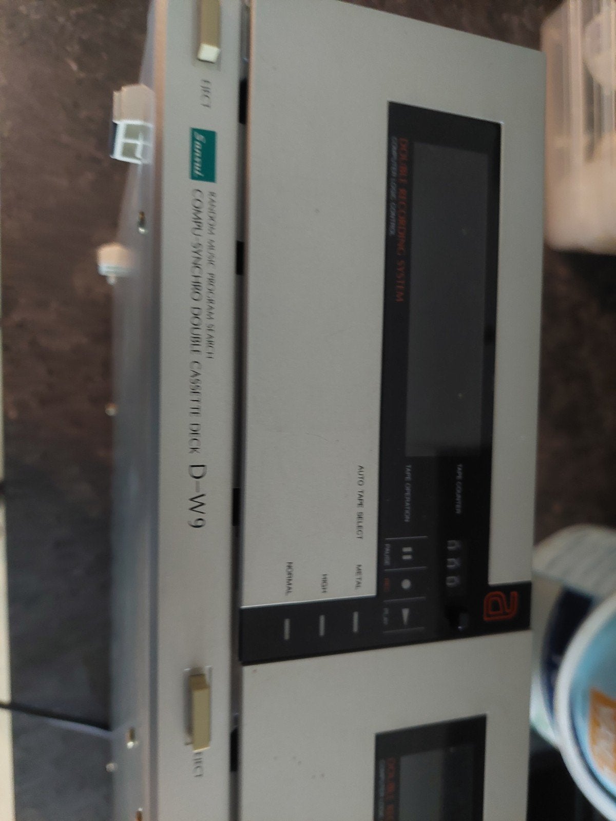 sansui D-W9 voor onderdelen, Ophalen of Verzenden, Dubbel, Overige merken, High speed dubbing