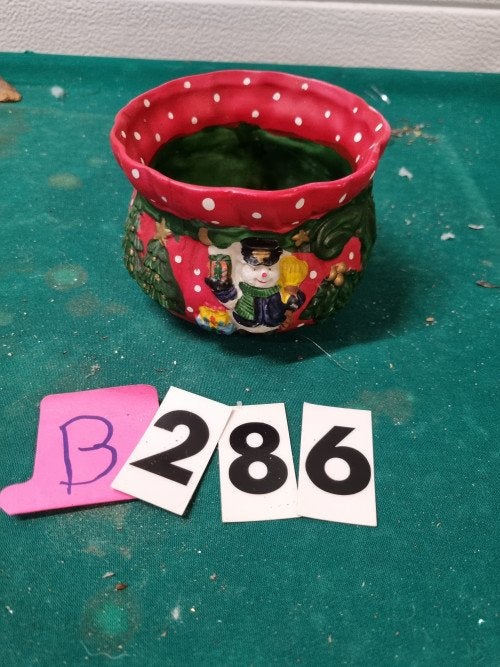 bloempot kerst afbeelding aardewerk [b286], Ophalen of Verzenden, 'T Olde Gre-j, Info@toldegrej.nl, Endepoelstraat 20f Didam