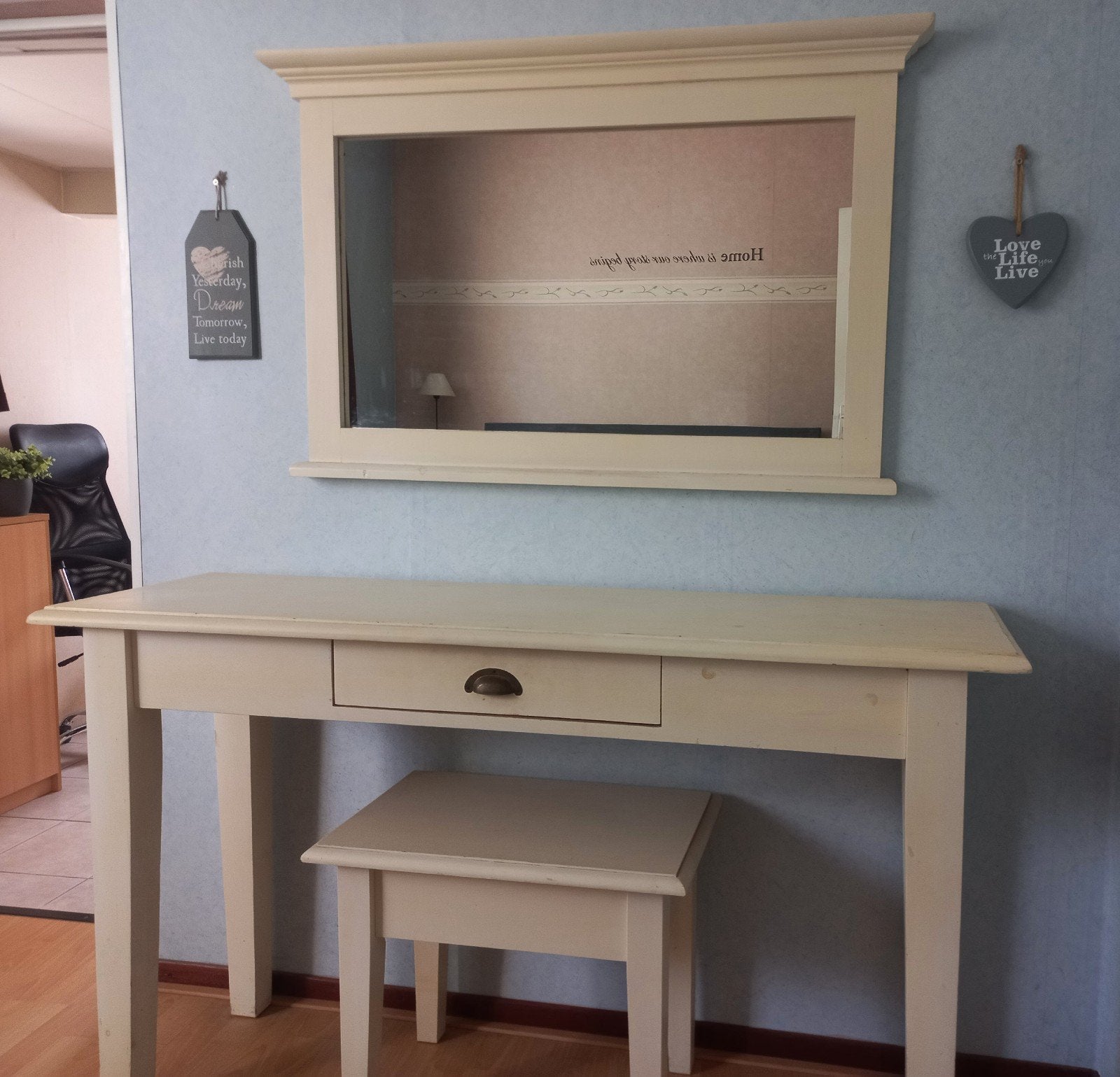 kaptafel set ikea, Ophalen, Gebruikt, 100 tot 150 cm, Minder dan 100 cm