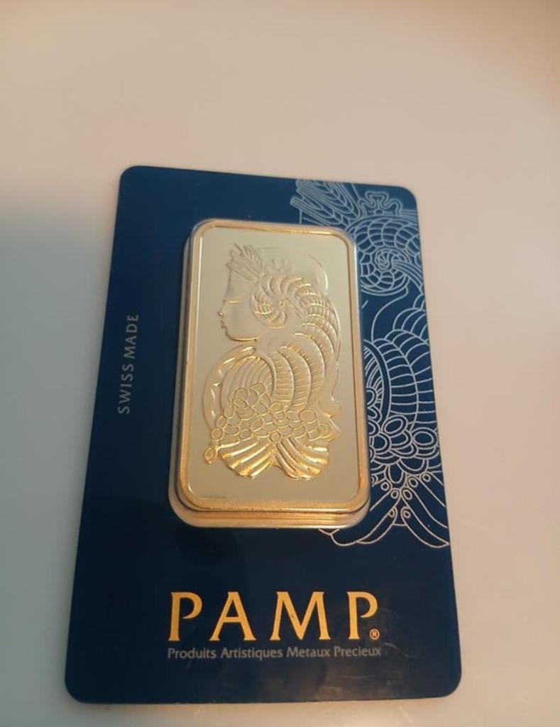 PAMP Goudbaar 50 gram, Ophalen of Verzenden, Goud