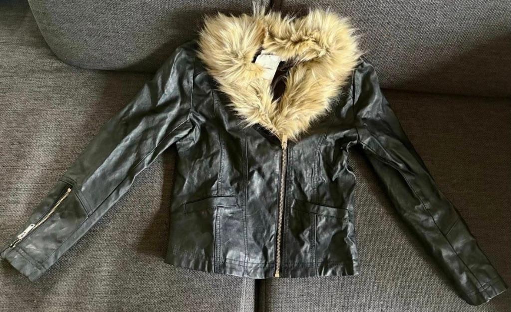 Nieuw bikerjack mt 146, Kinderen en Baby's, Kinderkleding | Maat 146, H&M, Nieuw, Jas, Verzenden