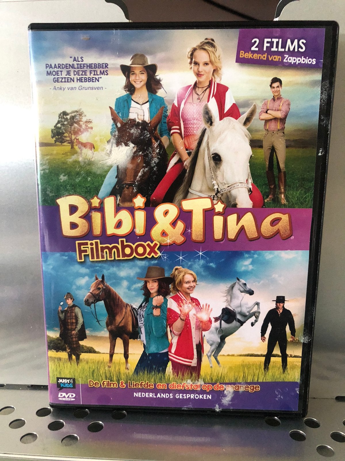 [DVD] Bibi & Tina film box - nederlands, Alle leeftijden, Ophalen of Verzenden, Zo goed als nieuw