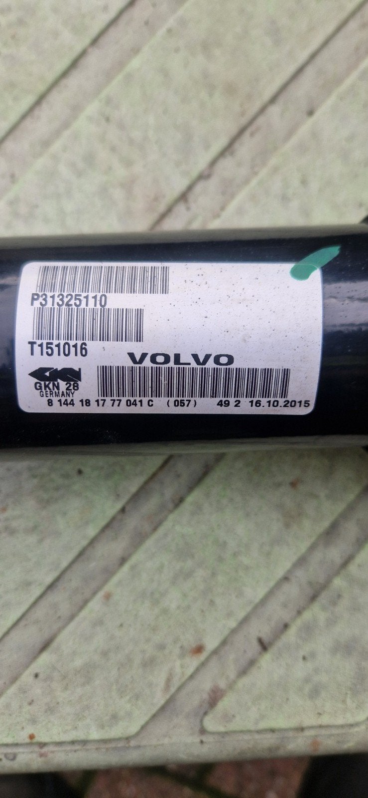 Aandrijfas linksvoor Volvo XC60 (2008-2018) P31325110, Ophalen of Verzenden, Gebruikt, Volvo