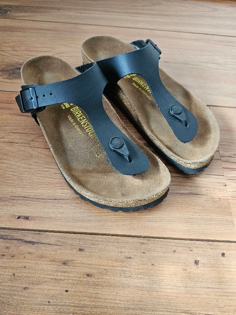 Nieuwe birkenstock maat 37, Zwart, Nieuw, Ophalen of Verzenden, Sneakers of Gympen