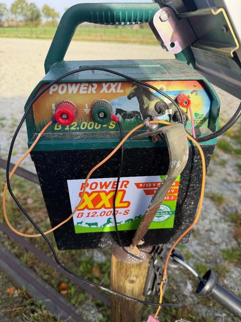 POWER XXL B 12.000-S 9V, 12V schrikdraadapparaat zonnepaneel, Dieren en Toebehoren, Weidegang
