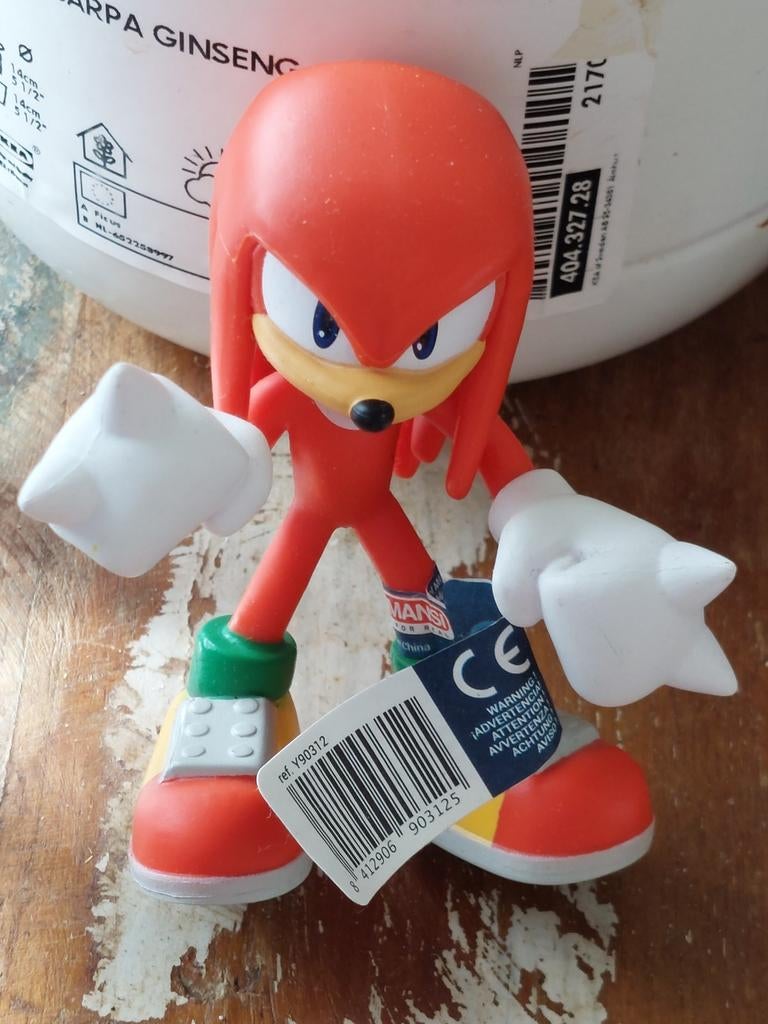 Knuckles actiefiguur Sonic The Hedgehog, Ophalen of Verzenden, Nieuw