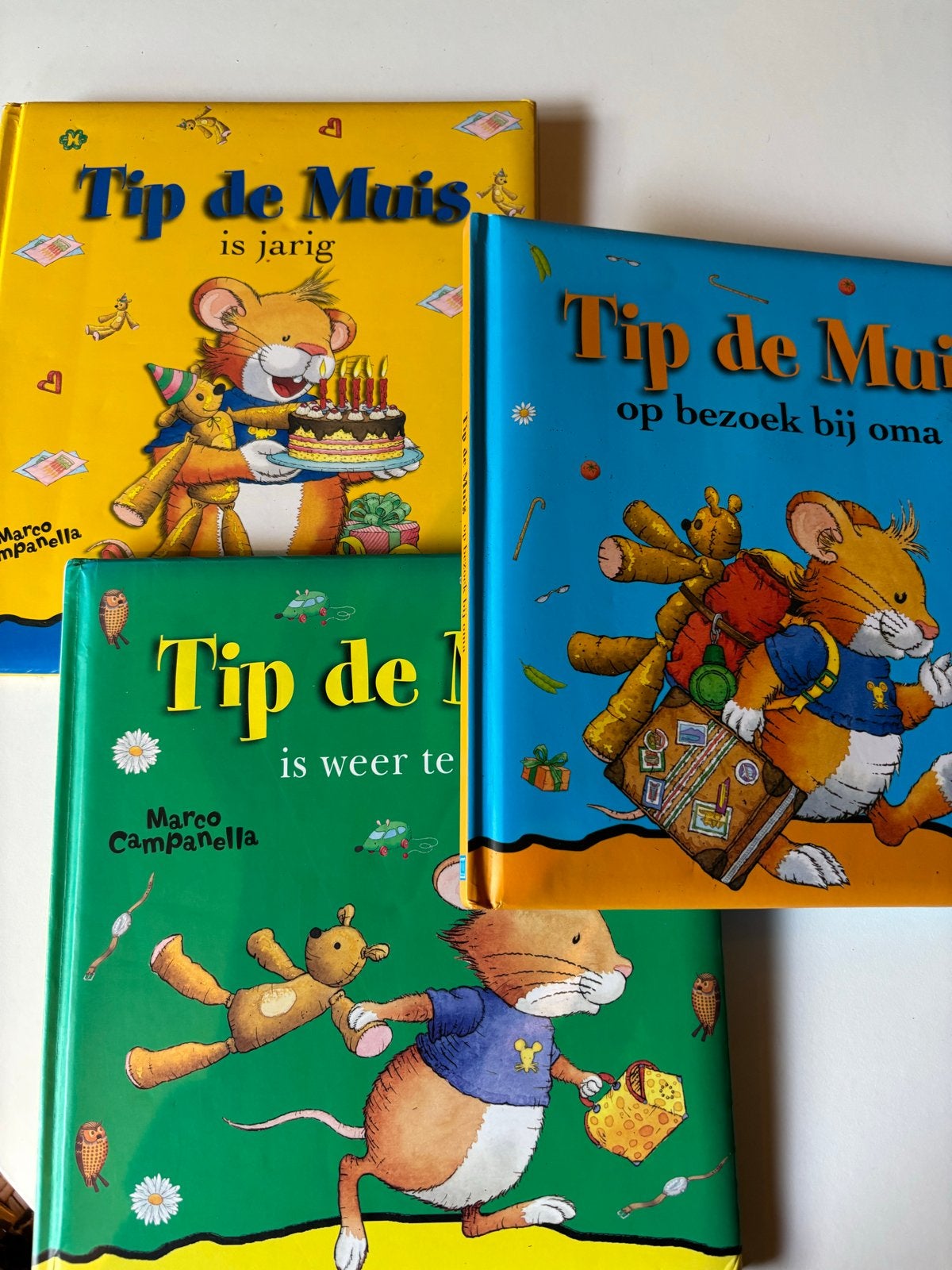 3 Tip de Muis boeken: Is jarig, Op bezoek bij oma, Is weer t, Boeken, Ophalen of Verzenden, Gelezen, 2 tot 3 jaar
