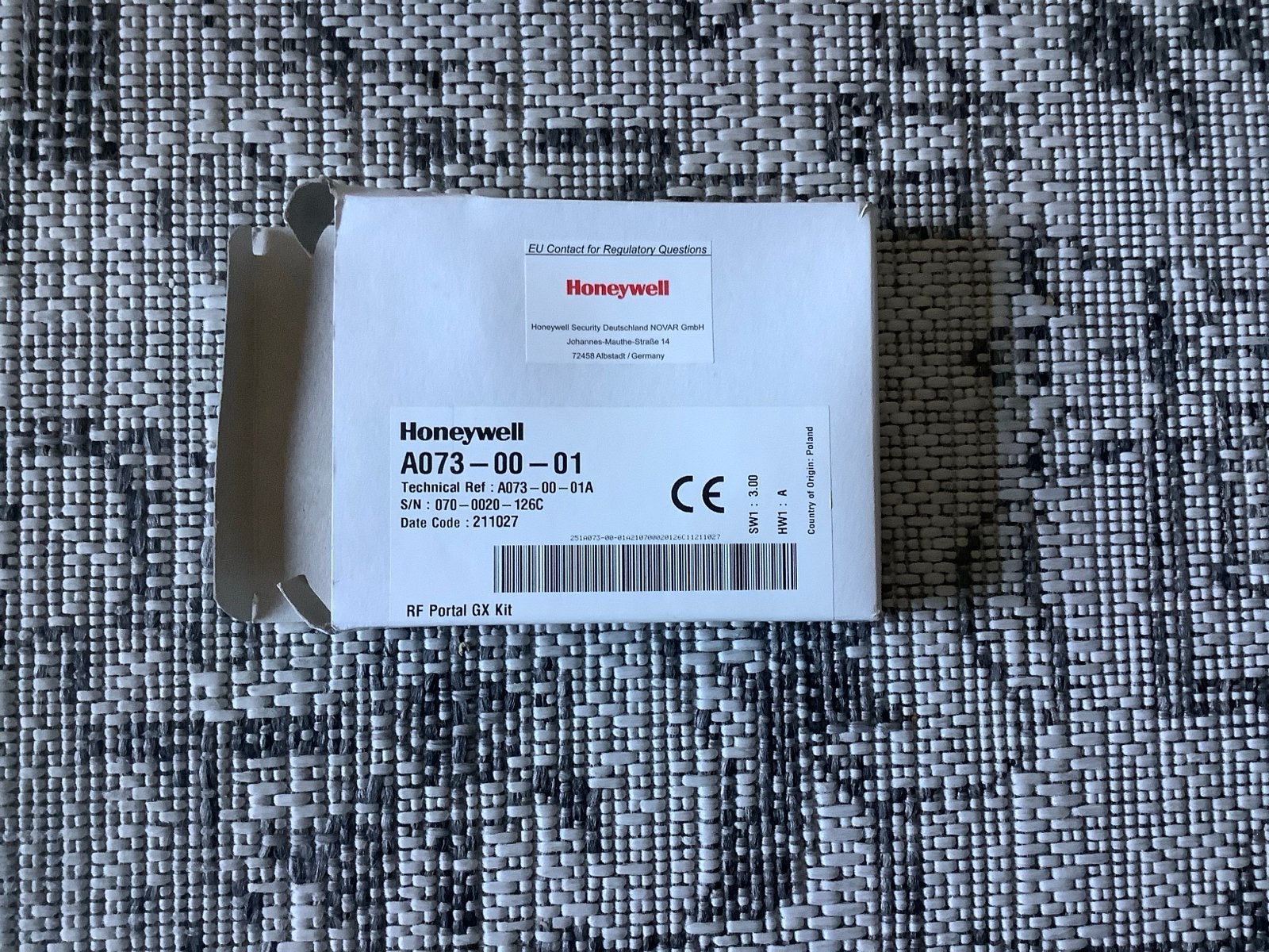 Honeywell RF Portal GX Kit A073-00-01 - voor Galaxy Flex, Overige typen, Nieuw, Ophalen of Verzenden, Overige soorten