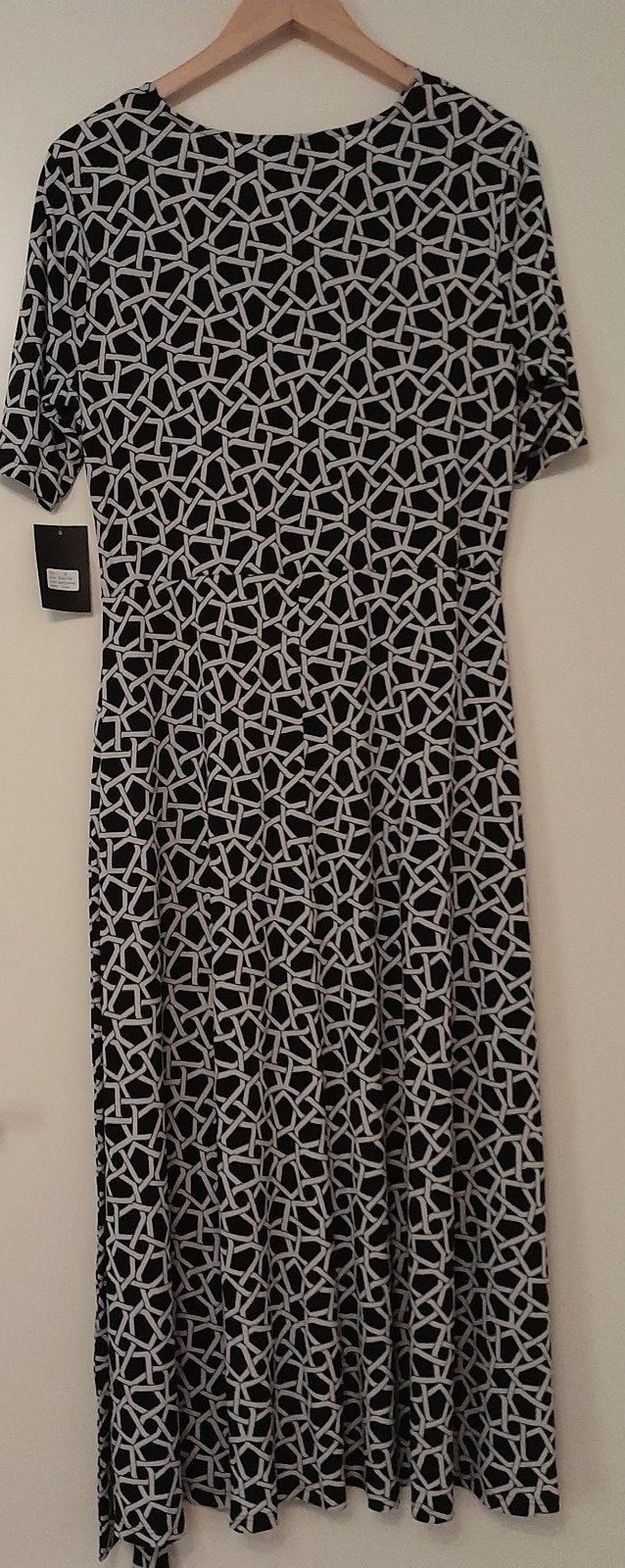 Nieuw DKNY jurk - Zwart/Wit patroon, Maat M, Maat 38/40 (M), Zwart, DKNY, Nieuw