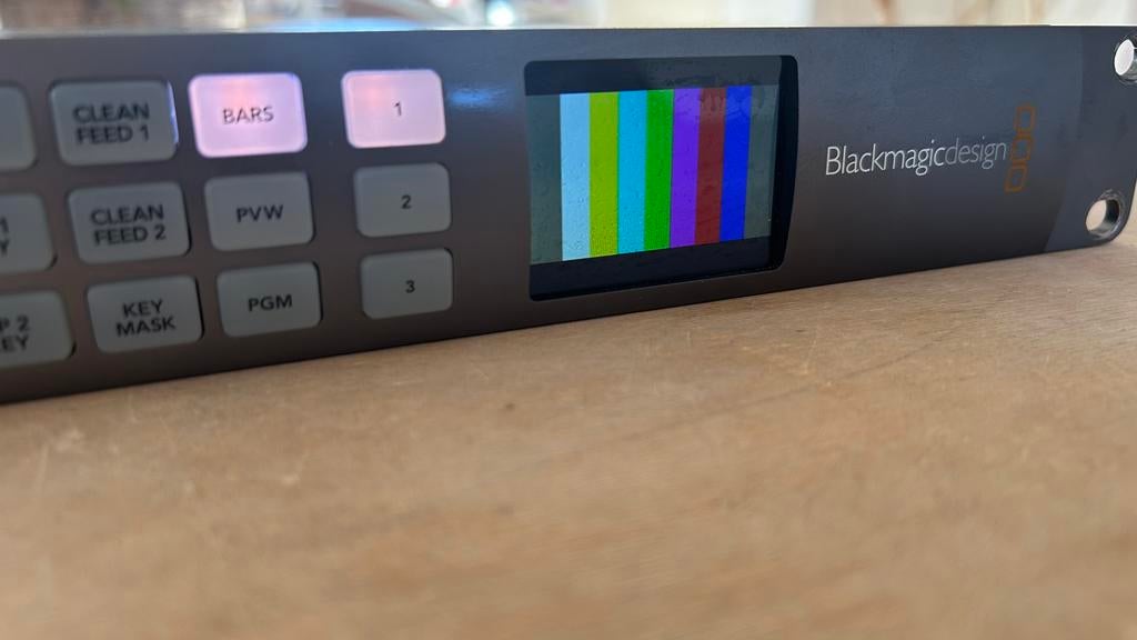 Blackmagic Atem 1M/E production studio 4K multi-camera switc, Audio, Tv en Foto, Professionele Audio-, Tv- en Video-apparatuur