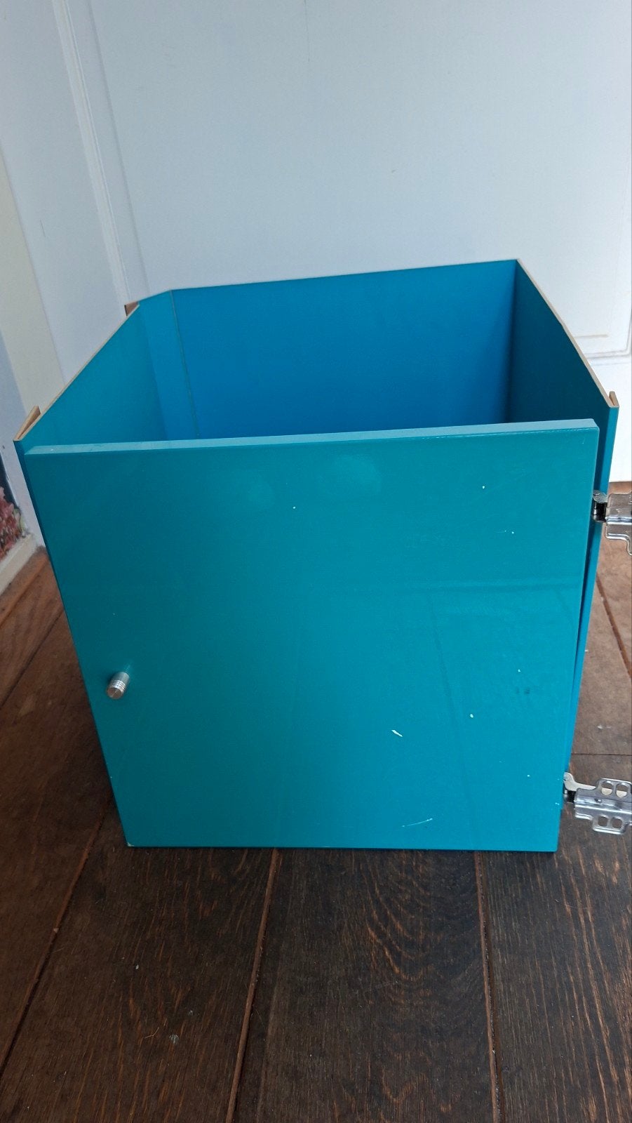 Kallax inzet met deur, Ophalen, Gebruikt, Doos, Minder dan 35 cm