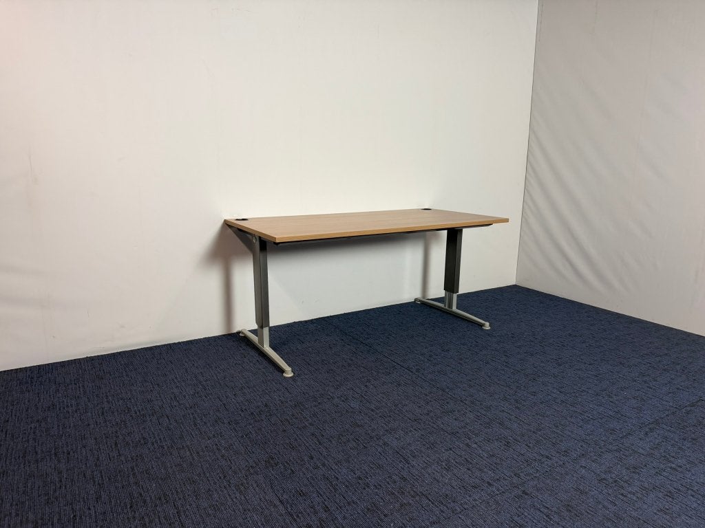 4 x Bureau Aspa, Kersen Havanna blad, 160 x 80 cm., Ophalen, 160 cm, Gebruikt, In hoogte verstelbaar
