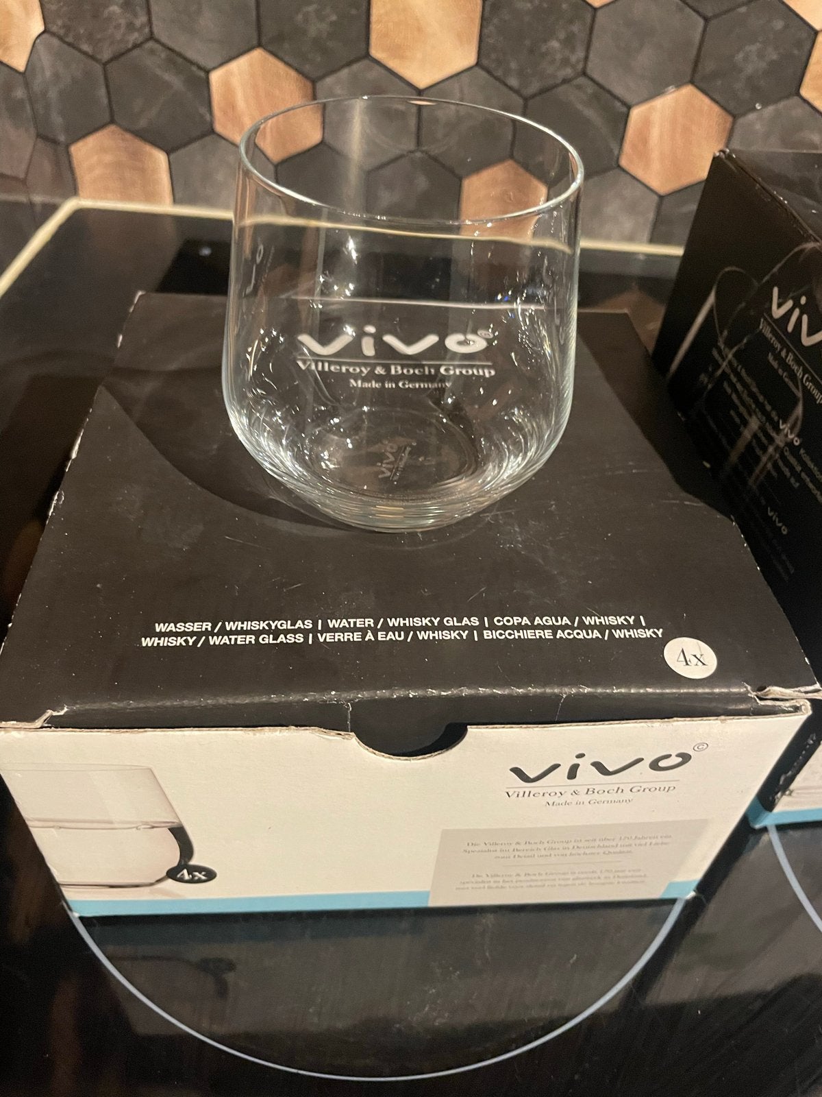 Vivo Villeroy & Boch Group glazen set - Water/Whisky & Longd, Ophalen, Nieuw, Overige merken, Glas