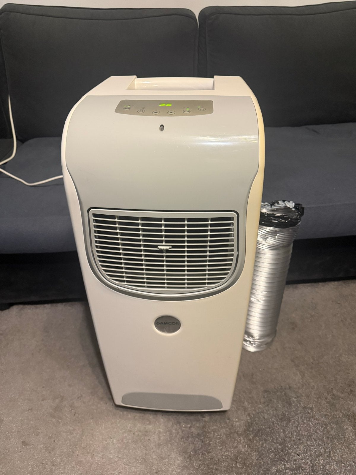Amcor Mobiele Airco 9000 BTU - IJskoud met Afvoerslang, Witgoed en Apparatuur, Airco's, Ophalen, Minder dan 60 m³, 3 snelheden of meer