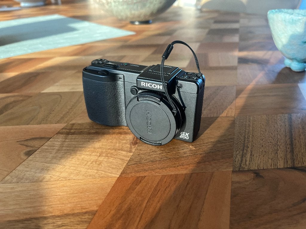 Ricoh GX 200 digitale camera, Audio, Tv en Foto, Fotocamera's Digitaal, Gebruikt, Geheugenkaart, 12 megapixels, Ophalen of Verzenden