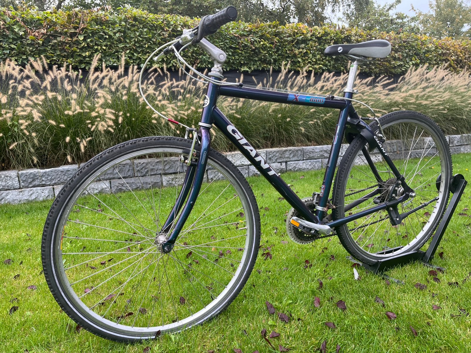 Giant x 1000 hybride fiets retro, Ophalen, 28 inch, Gebruikt, Velgrem