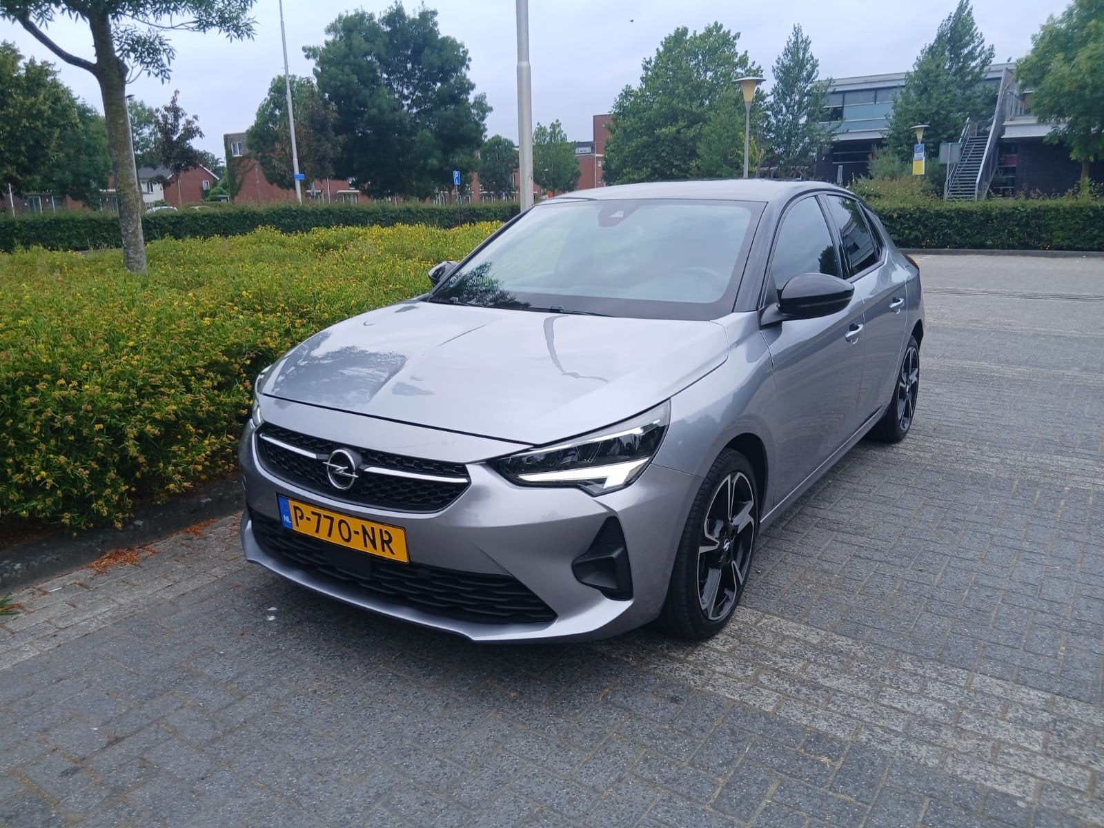 Opel Corsa 1.2 Turbo GS-line 100pk digidash, Auto's, Voorwielaandrijving, Stof, Zwart, 100 pk