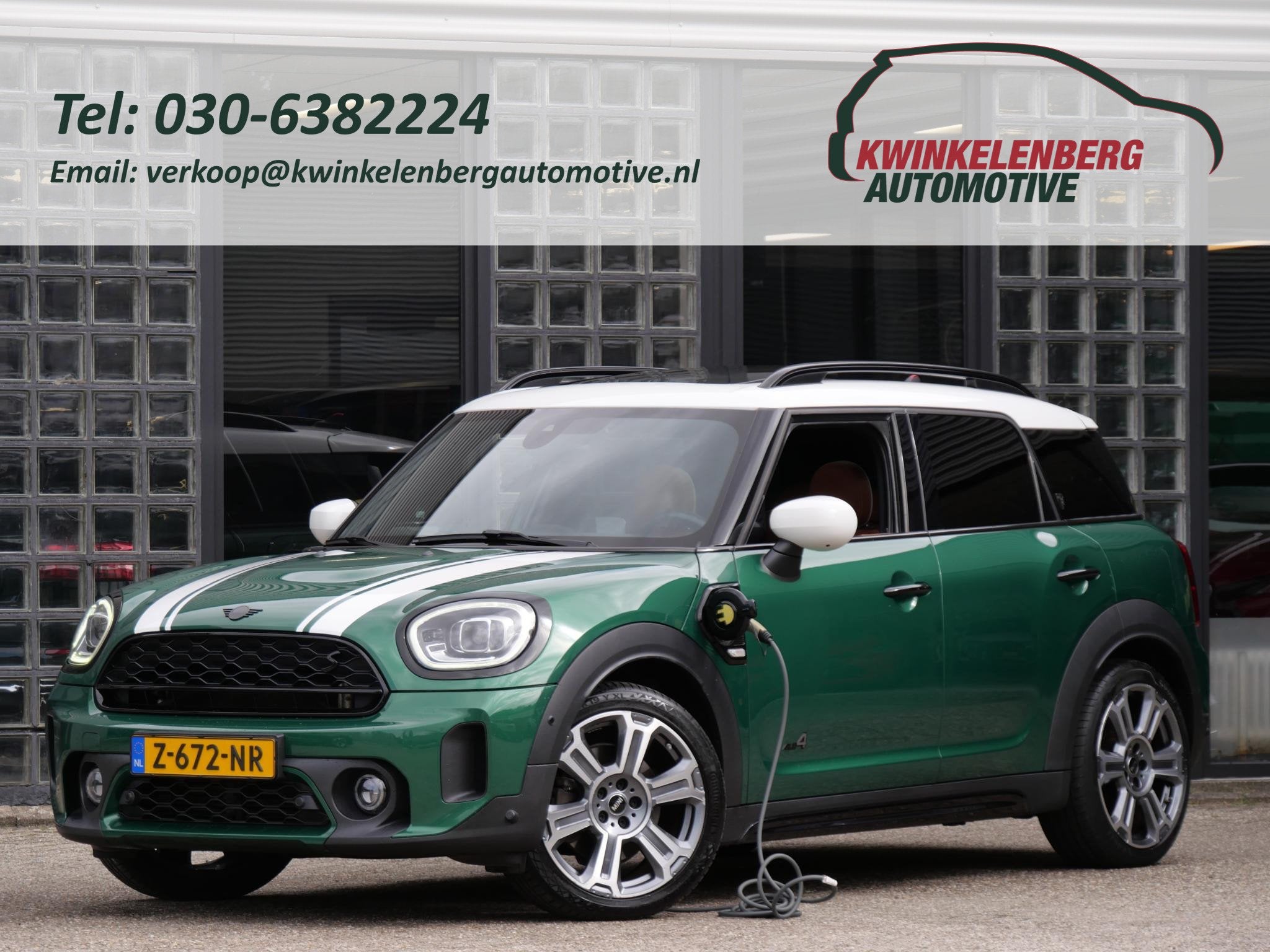 MINI Countryman COOPER S E/ PANORAMADAK/ LEER/ CAMERA/ ADAPT, Auto's, Automaat, Stof, Gebruikt, Euro 6