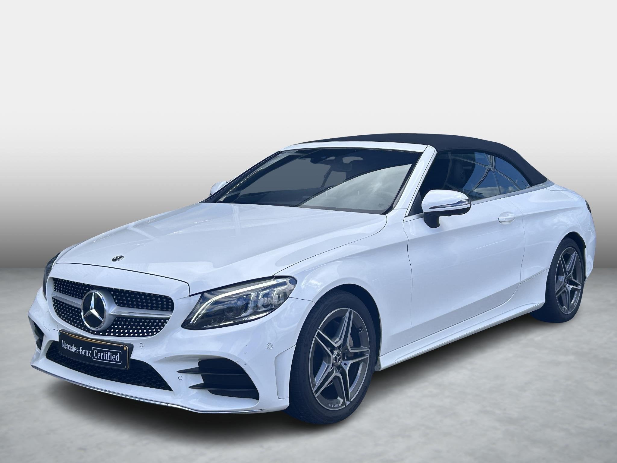 Mercedes-Benz C-klasse Cabrio 180 Premium Pack | Stoelventil, Auto diversen, Automaat, 1497 cc, Cabriolet, Wit