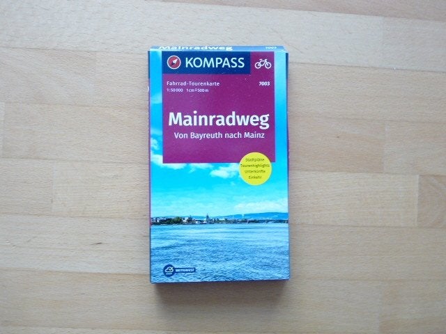 Mainradweg Von Bayreuth nach Mainz Fahrrad-Tourenkarte, Boeken, Reisgidsen, Overige merken, Fiets- of Wandelgids, Europa, Ophalen of Verzenden