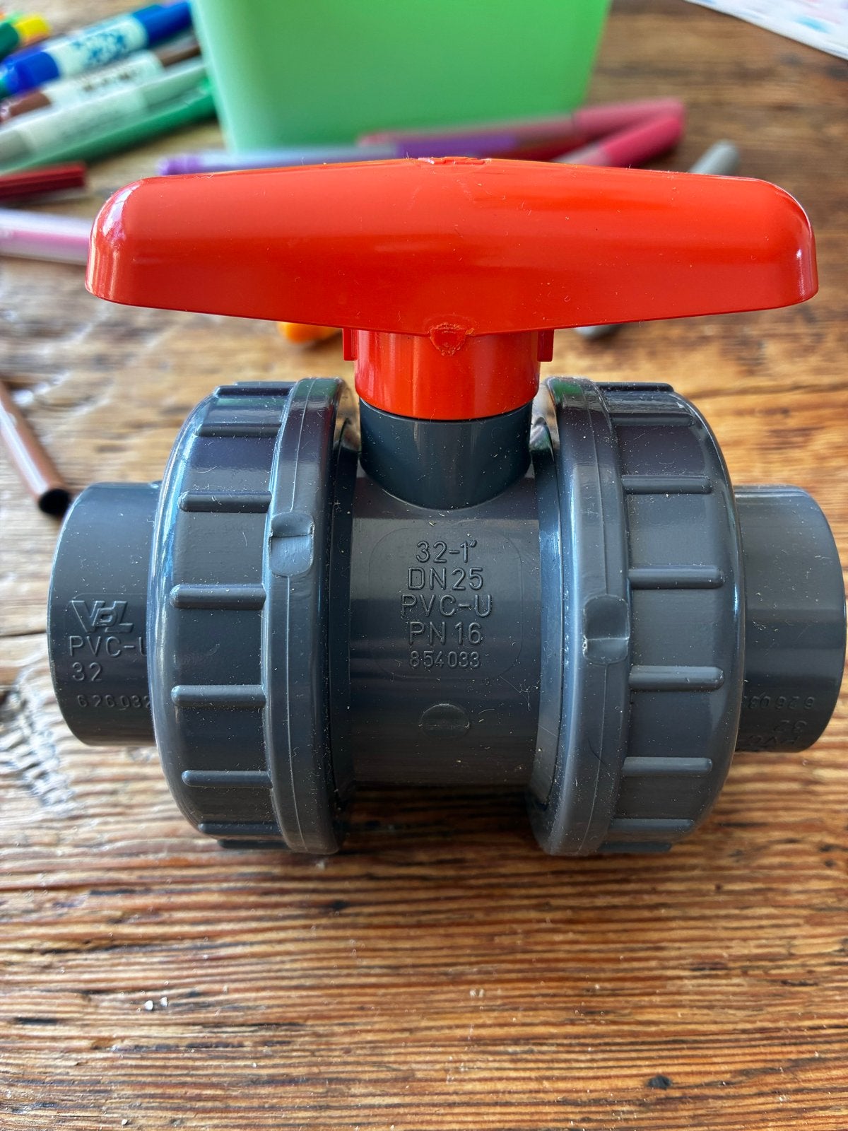PVC-U Kogelkraan DN25 PN16 - Nieuw, Pvc, Overige typen, Nieuw, Minder dan 2 meter