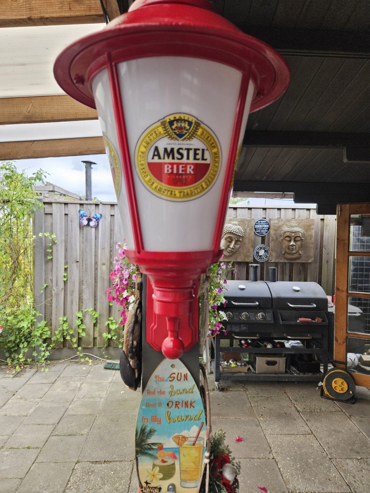 Amstel Bier Lantaarn - Vintage Stijl Wandlamp, Ophalen