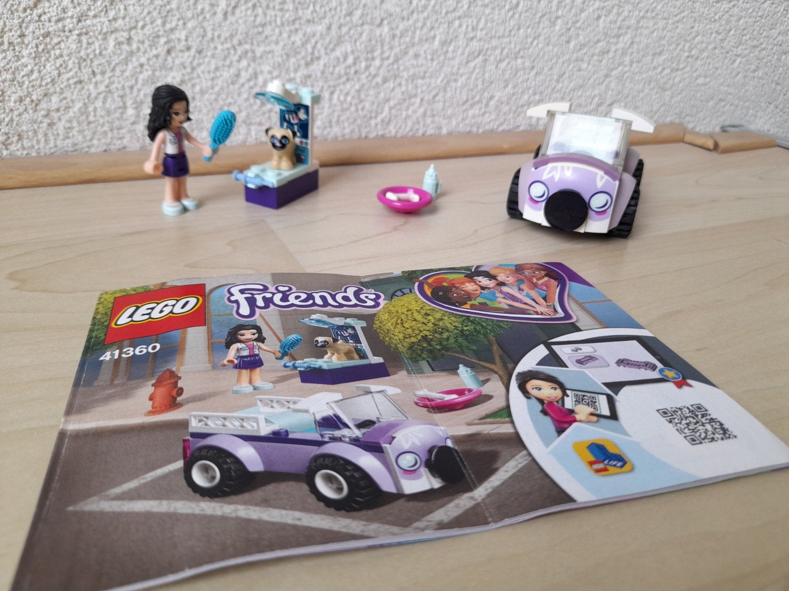 Lego Friends 41360 Emma's mobiele dierenkliniek, Lego, Friends, Ophalen of Verzenden, Zo goed als nieuw