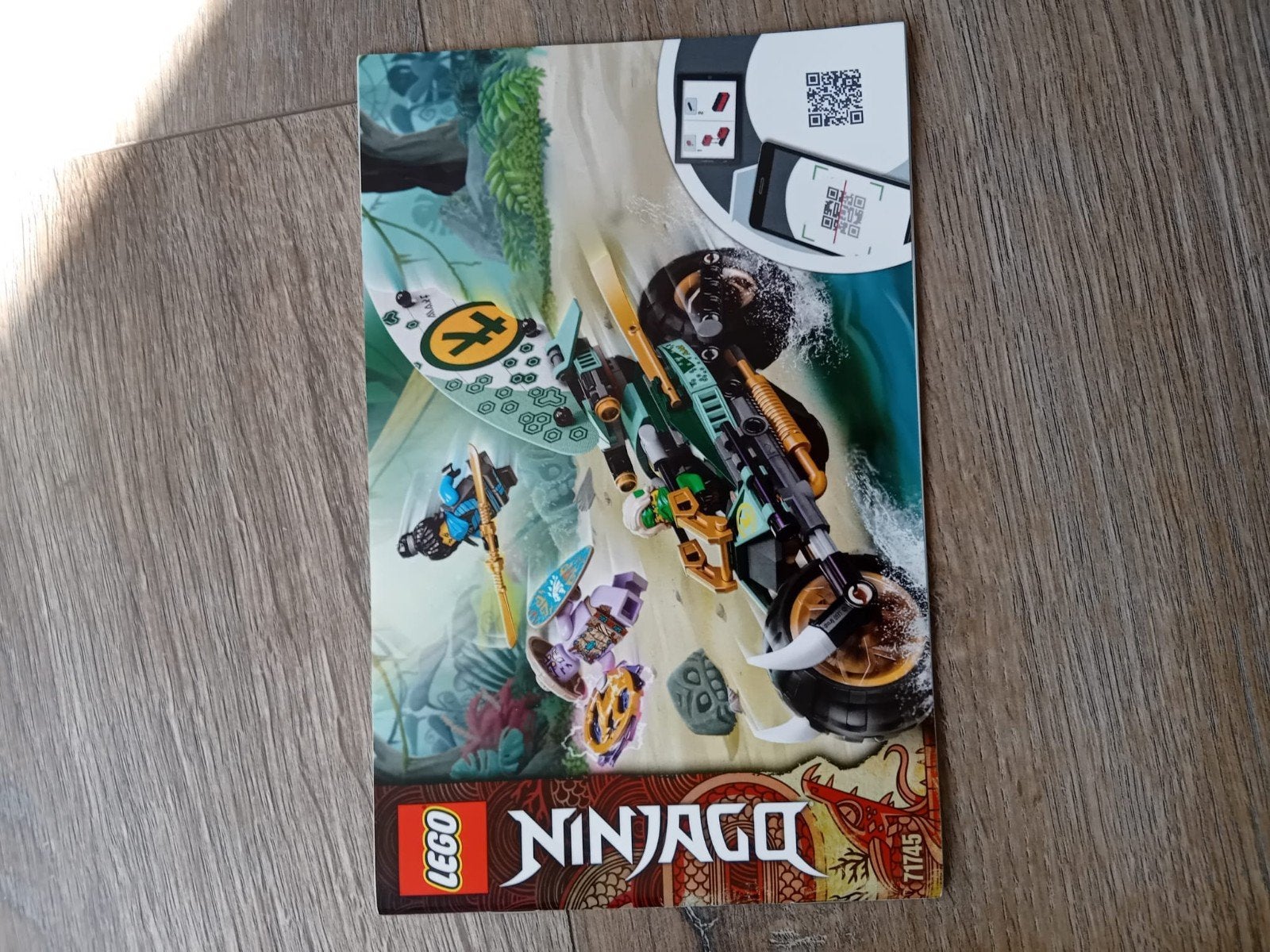 LEGO Ninjago set 71745 Lloyd's Jungle Chopper Bike, Ophalen of Verzenden, Zo goed als nieuw, Overige merken