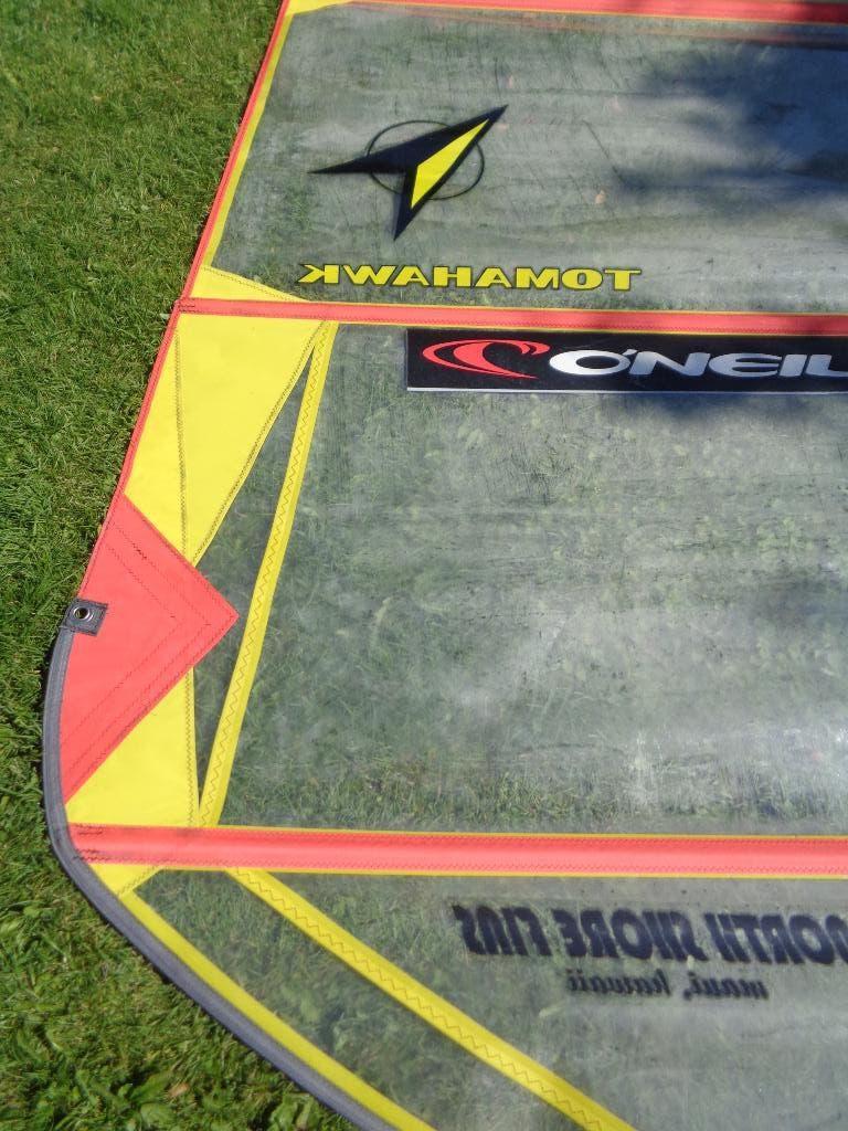 2 surfzeilen arrows tomahawk f2 / racing: 6,4 & 8,2 m2, Ophalen, 6.5 m² tot 8 m², Arrows, Zeil
