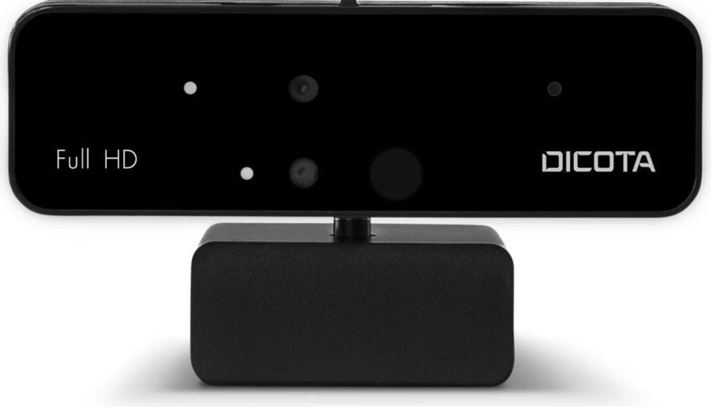 Dicota FHD Webcam Pro met IR-Gezichtsherkenning, Computers en Software, Nieuw, Ophalen of Verzenden, Monitorclip, ChromeOS