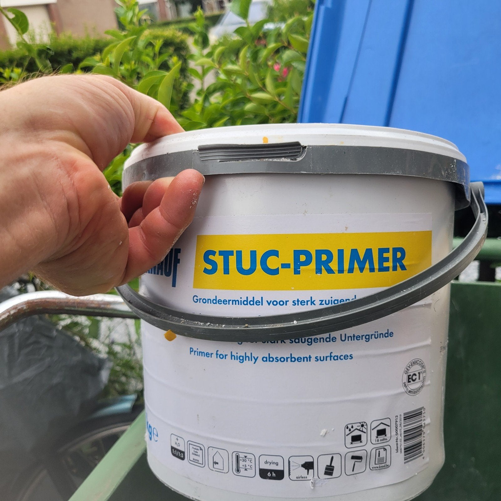 Knauf Stuc-Primer ondergrond, Doe-het-zelf en Verbouw, Verf, Beits en Lak, Ophalen of Verzenden, Wit