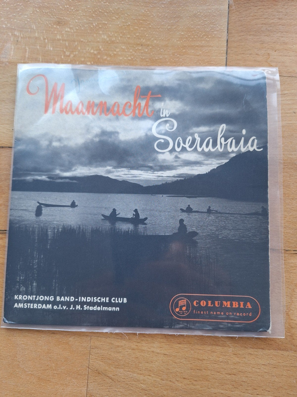 Maanacht in Soerabaia - Krontjong Band - Indische Club, Gebruikt, Wereldmuziek, Voor 1960, 7 inch