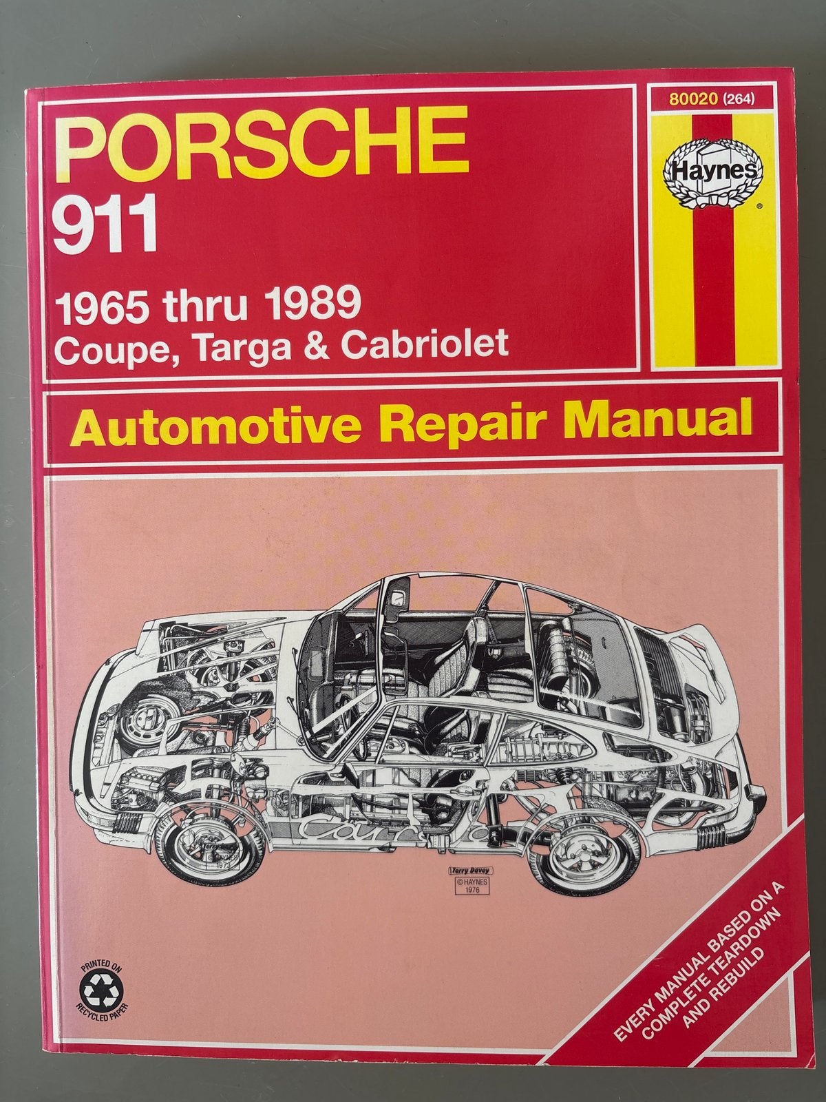 Haynes Porsche 911 Reparatiehandleiding (1965-1989), Ophalen of Verzenden