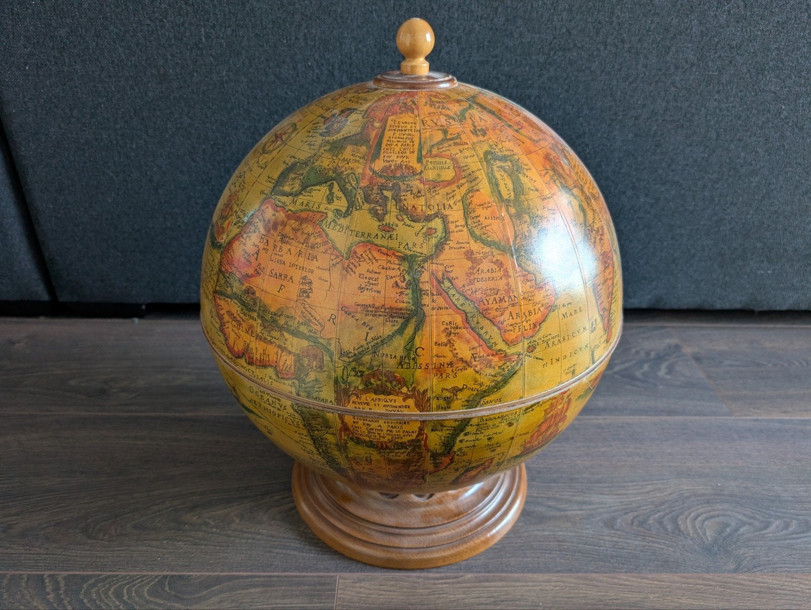 Barglobe, Ophalen, Met opbergruimte, Globebar