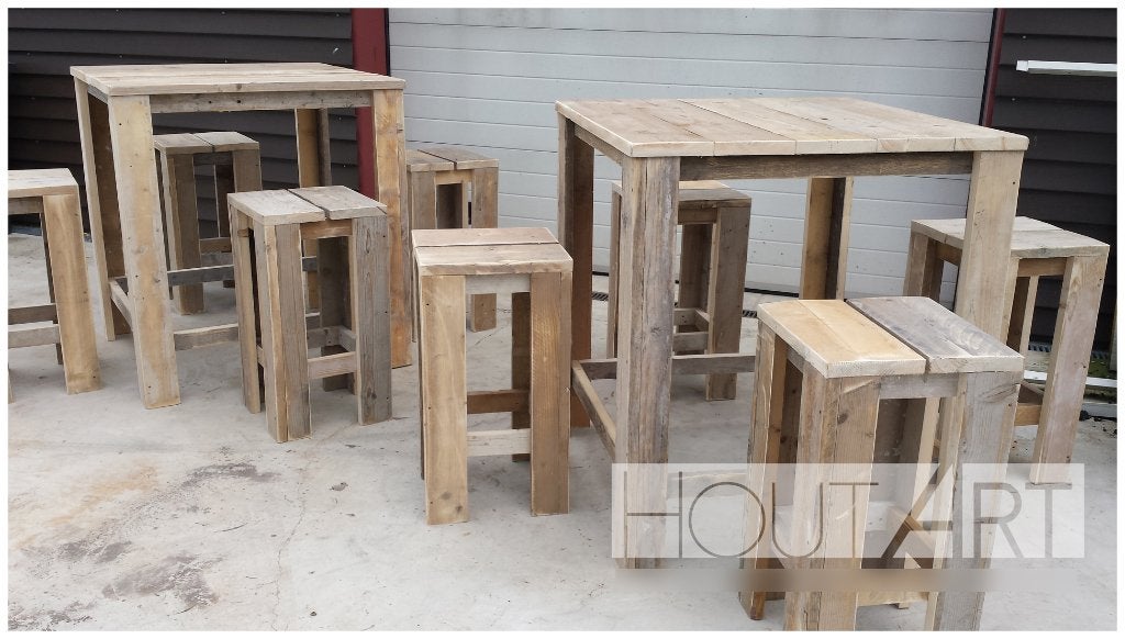 Luxe Bartafel van steigerhout!, Info@hout-art.nl, Nieuw, Ophalen of Verzenden, Hoeves 3 in Schijndel