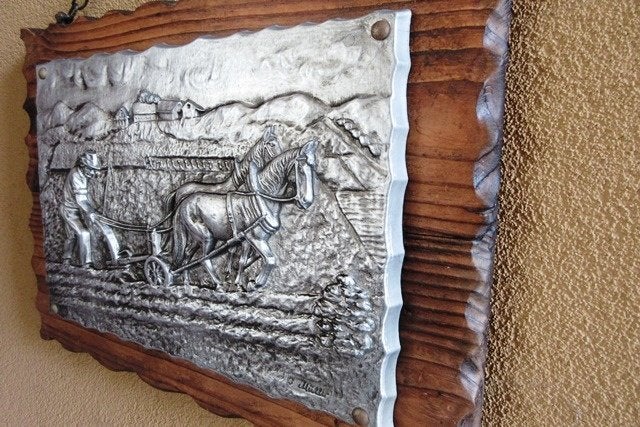 Boer ploegde voort decoratie akkerbouw landbouw BBB, Ophalen of Verzenden