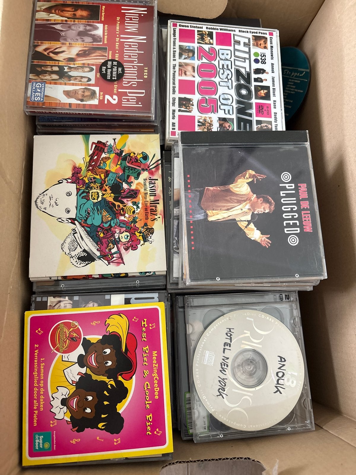 Doos vol diverse cd's: Pop, Rock, Kinderliedjes en meer, Gebruikt, Ophalen of Verzenden, Verzamelalbum, Pop