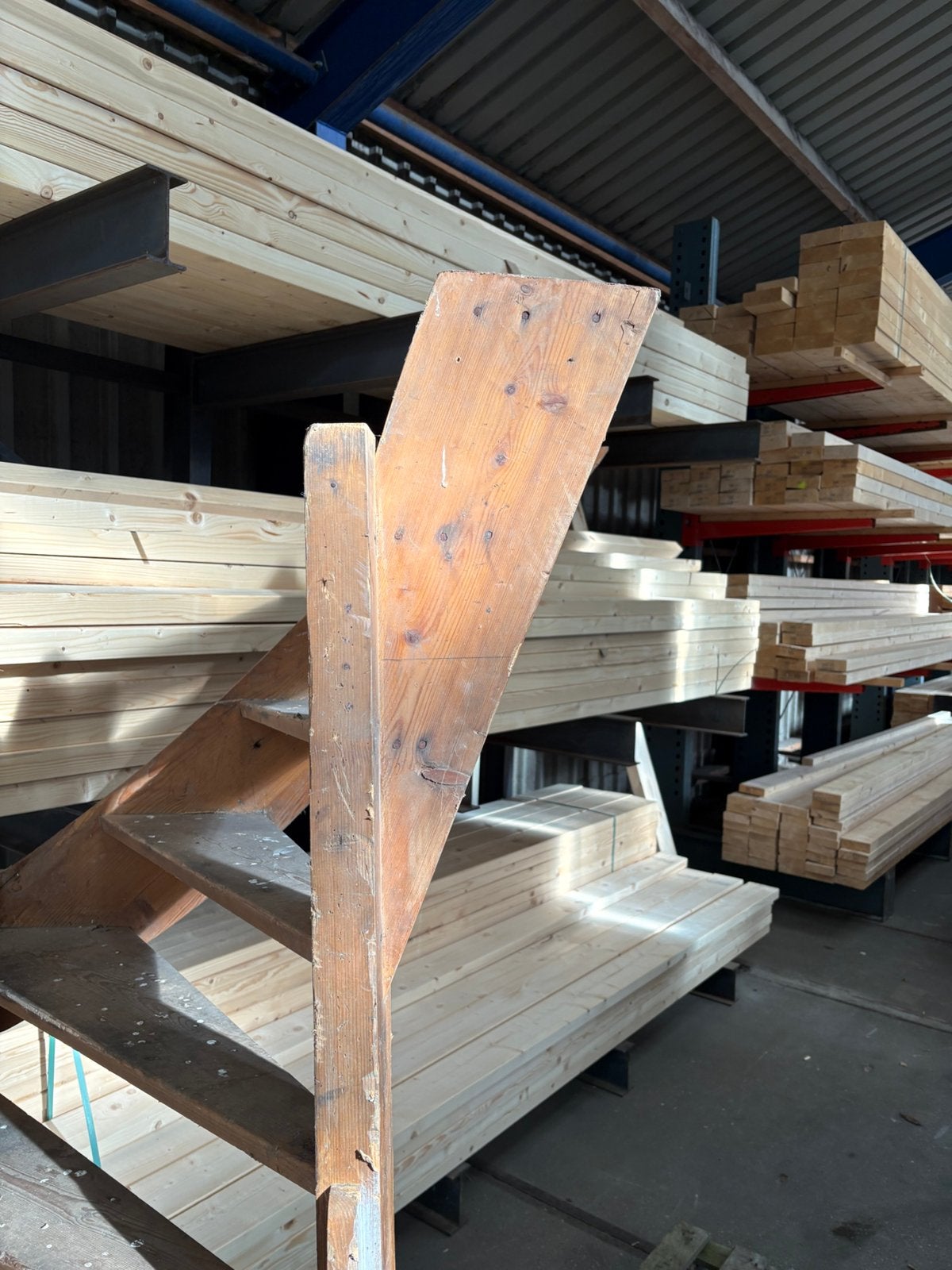 Houten (kelder) trap, Ophalen, Gebruikt, ., Trap
