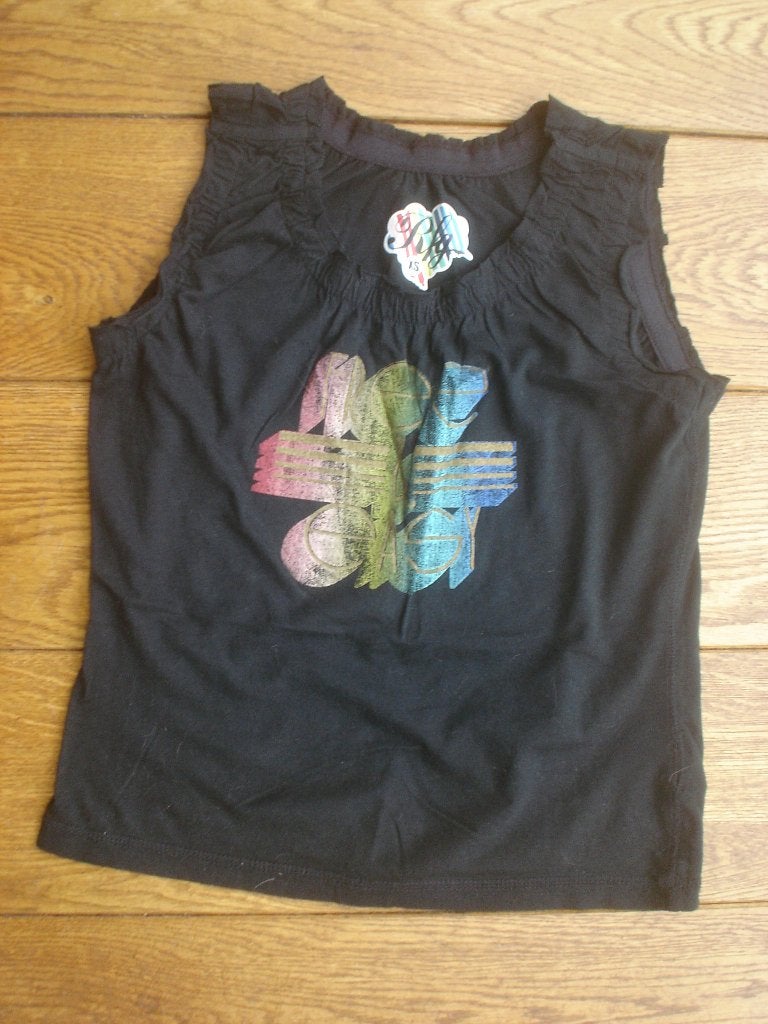 zwarte top, RFG, maat 152, Zo goed als nieuw, Shirt of Longsleeve, RFG, Verzenden