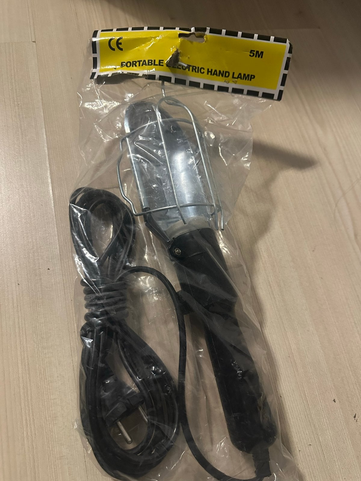 Draagbare elektrische handlamp - 5M/10M, Ophalen of Verzenden, Nieuw, Minder dan 50 watt, Lamp met armatuur