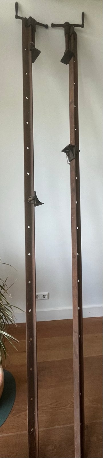 Vintage ijzeren lijmklemmen (2 stuks), Doe-het-zelf en Verbouw, Ophalen of Verzenden, Gebruikt