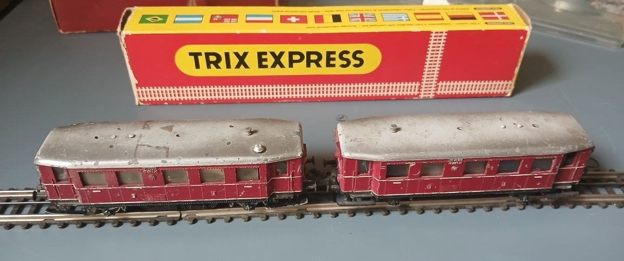 Vintage Trix Express Treinset - Origineel, Gelijkstroom, Trix, Ophalen of Verzenden, Gebruikt