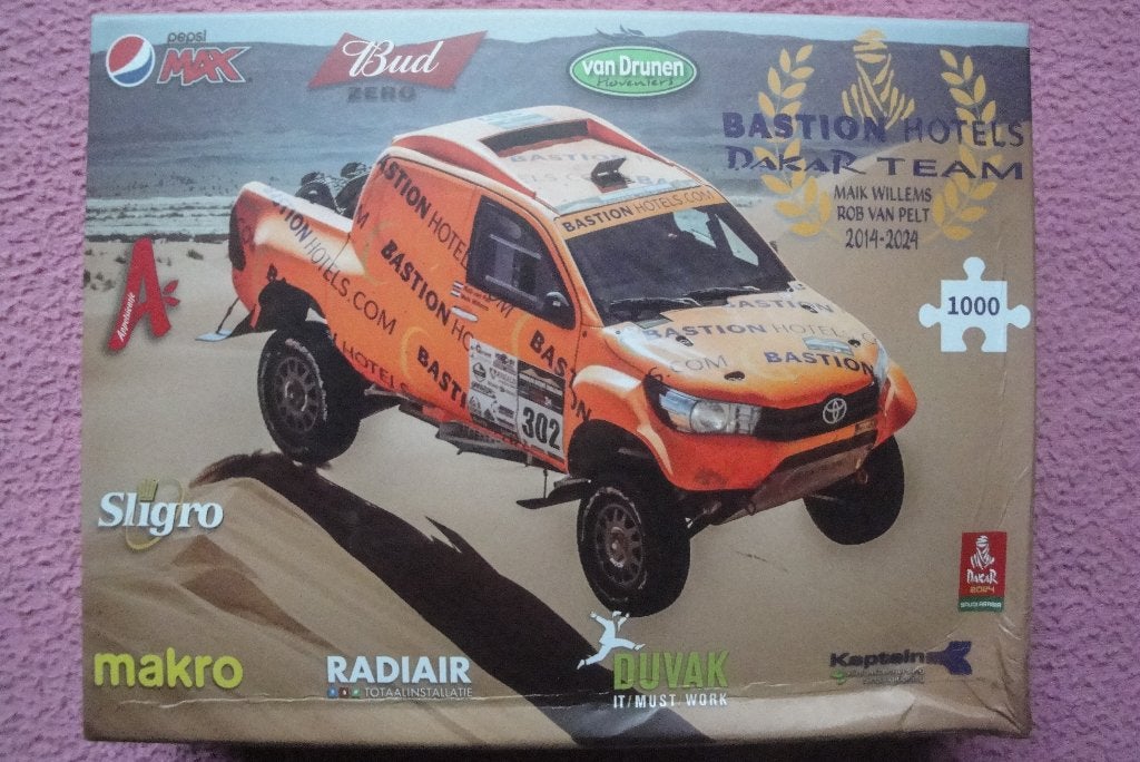 DAKTAR TEAM PUZZLE  1.000 stukjes voor 2.95euro., Ophalen of Verzenden, 500 t/m 1500 stukjes, Zo goed als nieuw, Legpuzzel