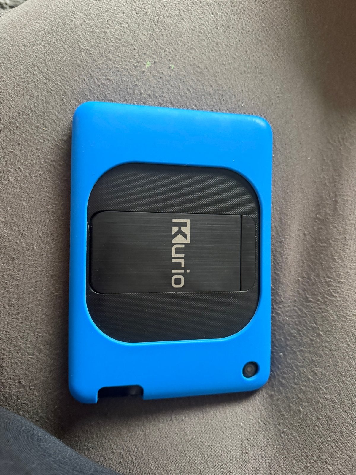 Kurio kindertablet met blauwe beschermhoes, Gebruikt, Ophalen of Verzenden, Wi-Fi, 7 inch of minder
