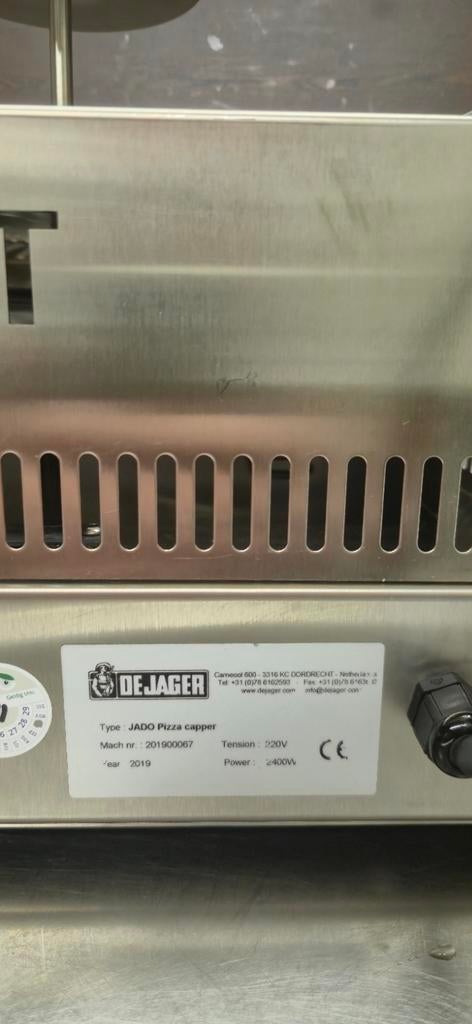 JADO Pizza Capper, Zakelijke goederen, Ophalen