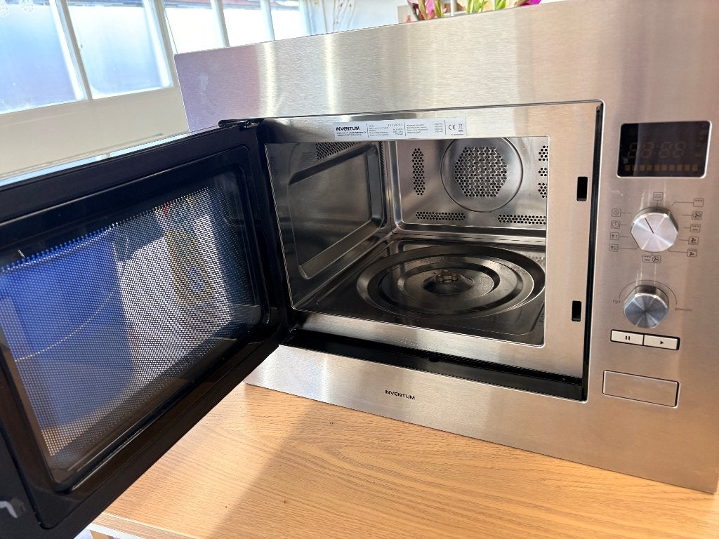 Inventum inbouw combimagnetron/oven 32 liter, Ophalen, 45 tot 50 cm, Inbouw, Inventum